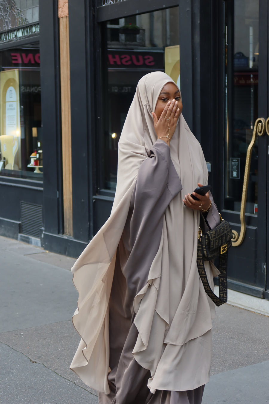 Khimar Sham’s XXL – Couvrance Élégante & Fluide