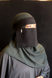 Niqab Diamant court – Élégance Saoudienne