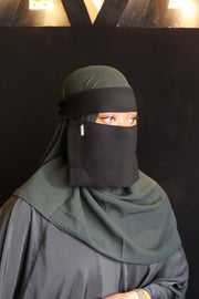Niqab Diamant court – Élégance Saoudienne