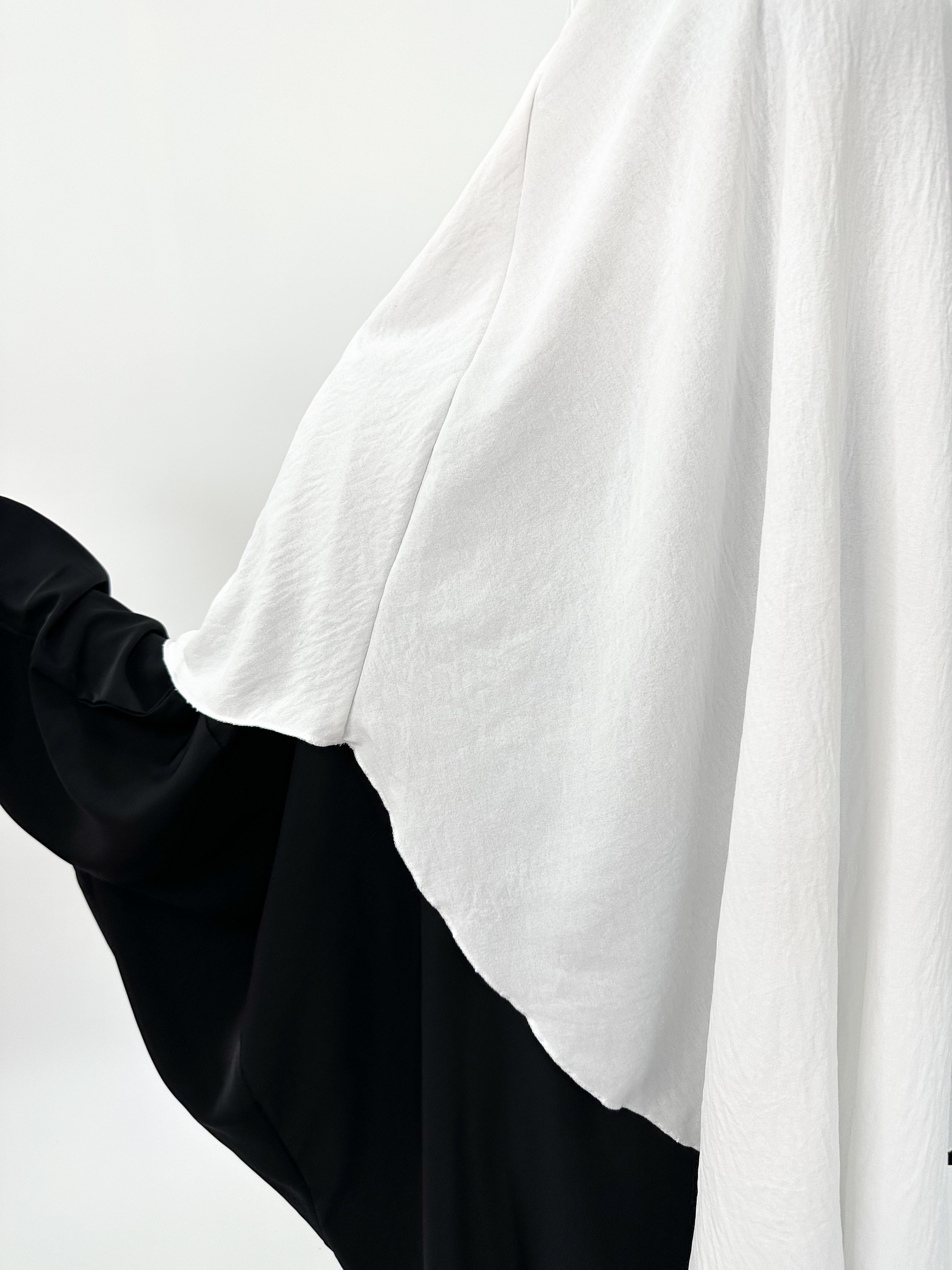 Khimar jazz blanc