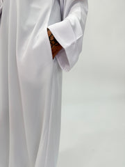 Abaya Lina blanc