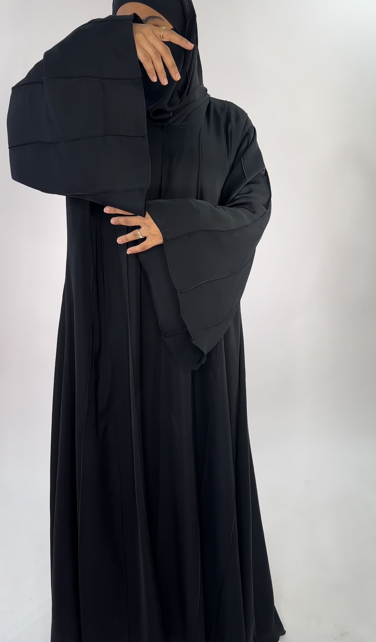 Abaya liya noir