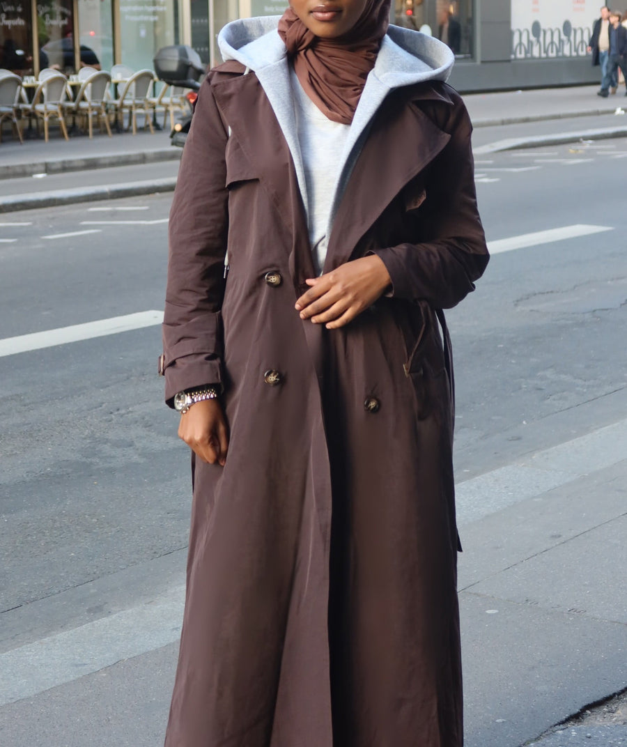 Trench à Capuche Intégrée – Signature Europe