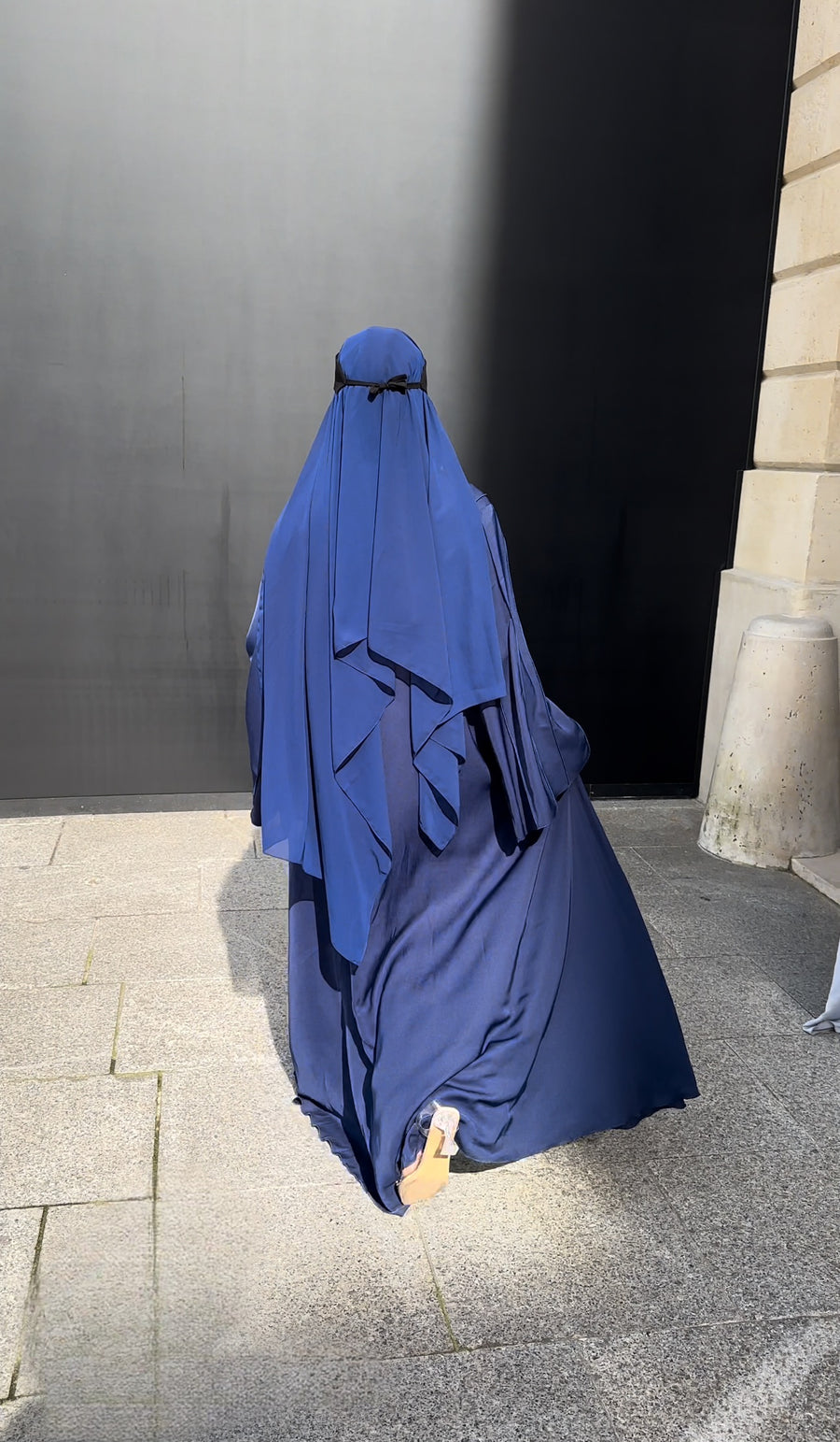 Abaya liya bleu