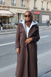 Trench à Capuche Intégrée – Signature Europe