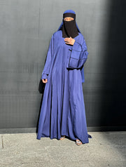 Abaya liya bleu